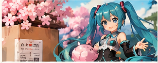Anime figures from Japan